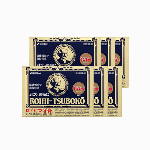 [NICHIBAN] 로이히츠보코 동전파스 156매, 6갑 세트